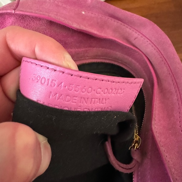 BALENCIAGA PINK SUEDE “RARE BAG” worn but still in good shape …. Authentic - Picture 10 of 12